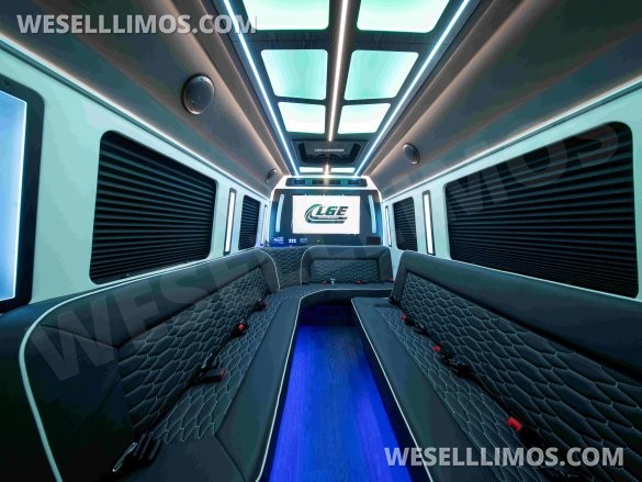 LGE Coachworks Mercedes-Benz Sprinter 13 Rear Passenger Limo Bus