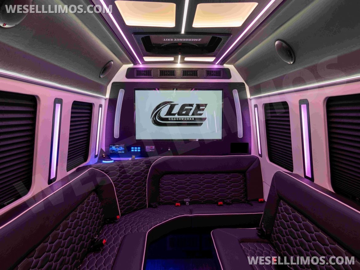 Photo of Limo Bus for sale: 2025 Mercedes-Benz Sprinter 3500XD by LGE COACHWORKS
