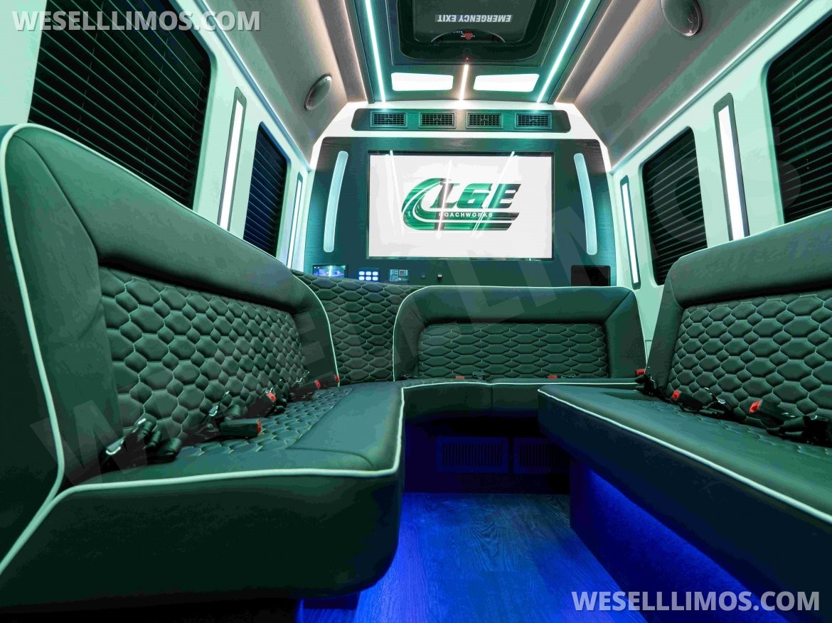 Limo Bus for sale: 2025 Mercedes-Benz Sprinter 3500XD by LGE COACHWORKS