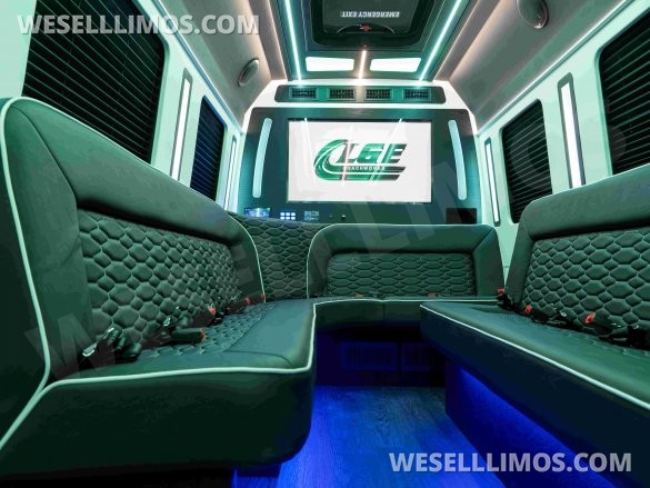 LGE Coachworks Mercedes-Benz Sprinter 13 Rear Passenger Limo Bus