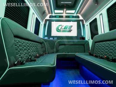 LGE Coachworks Mercedes-Benz Sprinter 13 Rear Passenger Limo Bus