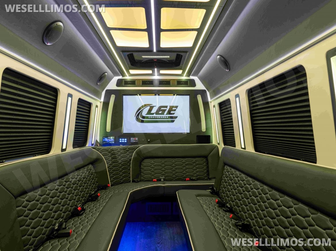 Limo Bus for sale: 2025 Mercedes-Benz Sprinter 3500XD by LGE COACHWORKS