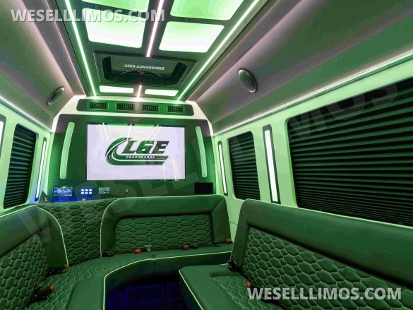 LGE Coachworks Mercedes-Benz Sprinter 13 Rear Passenger Limo Bus