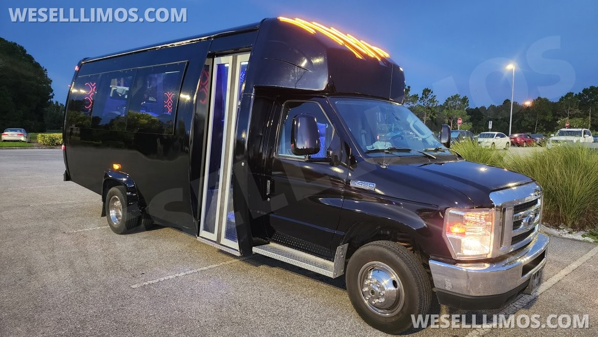 Photo of Limo Bus for sale: 2018 Ford E450 306&quot; by First Class Coachworks Riverside California