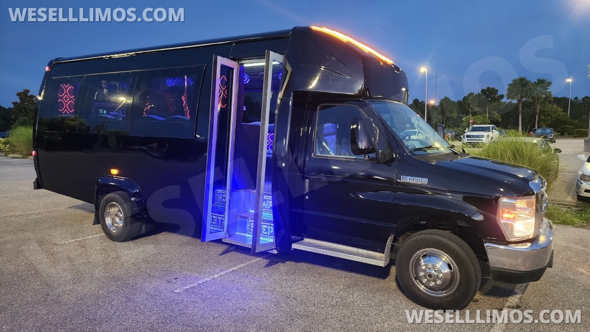Limo Bus for sale: 2018 Ford E450 306&quot; by First Class Coachworks Riverside California