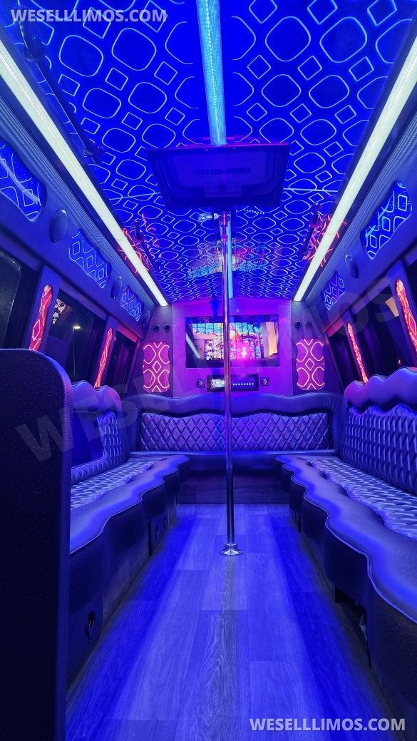 2018 12k Miles First Class Coachworks Riverside California Ford E450 Limo Bus