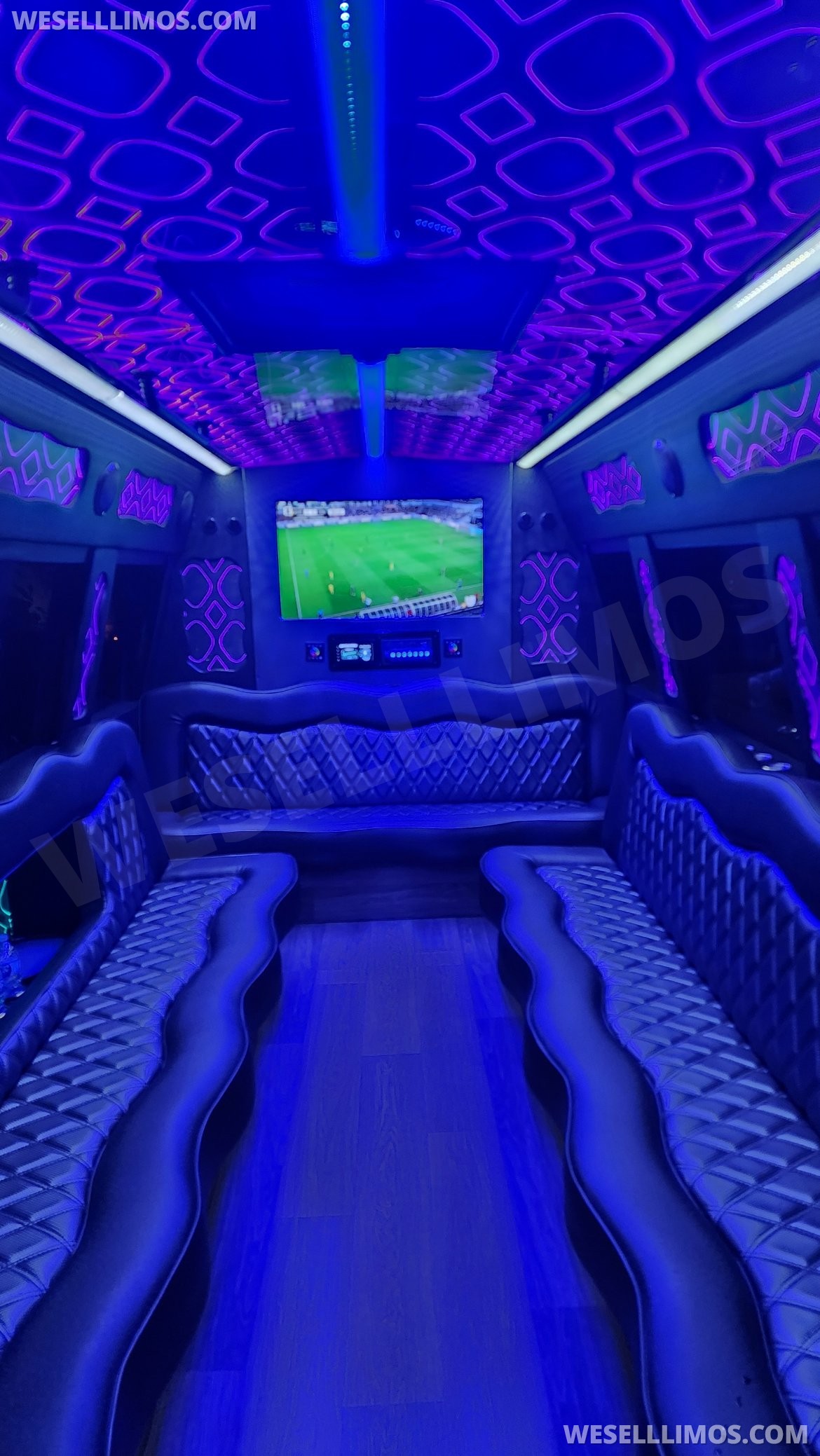 Photo of Limo Bus for sale: 2018 Ford E450 306&quot; by First Class Coachworks Riverside California