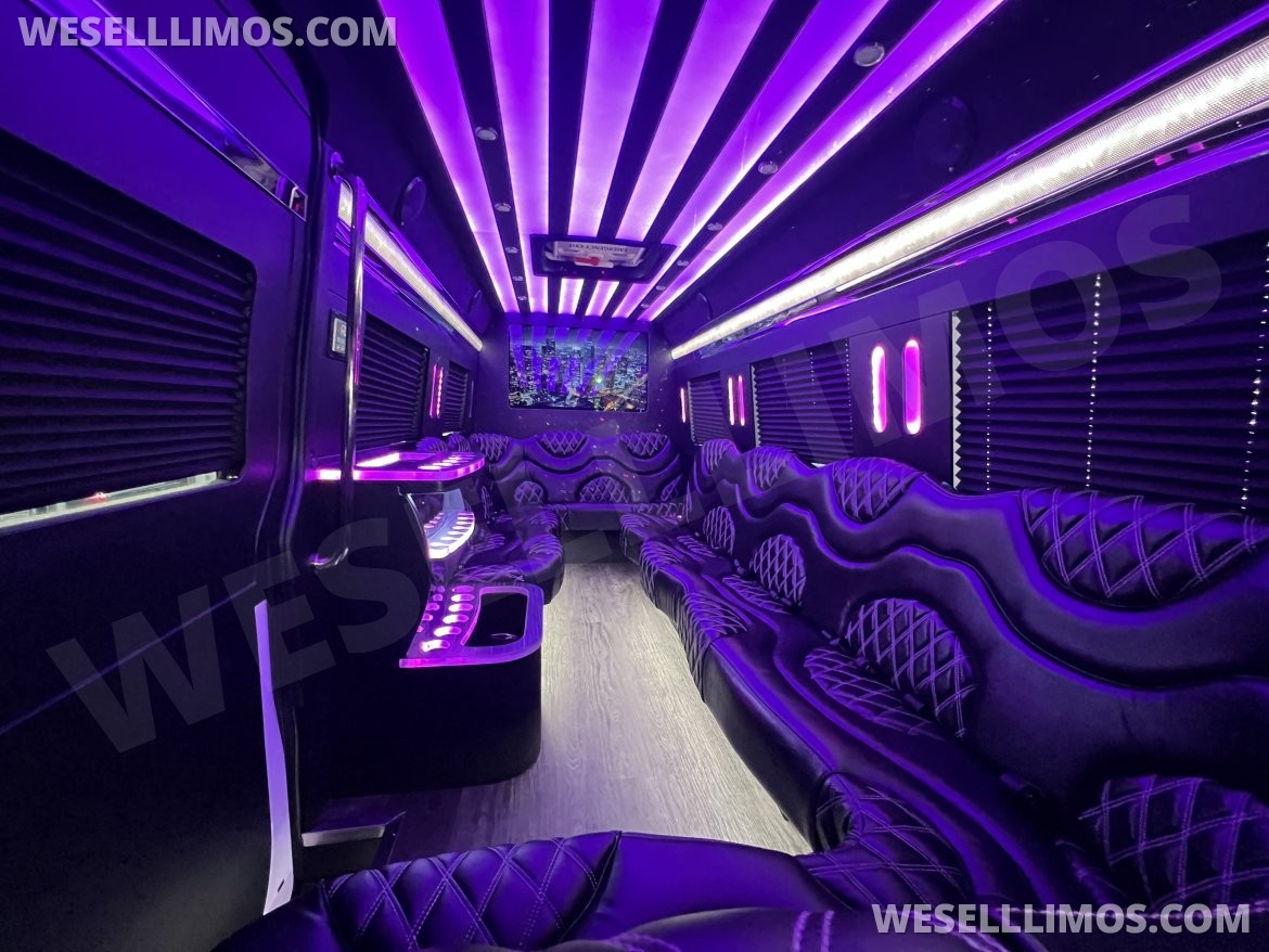 Photo of Sprinter for sale: 2025 Mercedes-Benz 14 Passenger Limo 170&quot; by Platinum Big Toys
