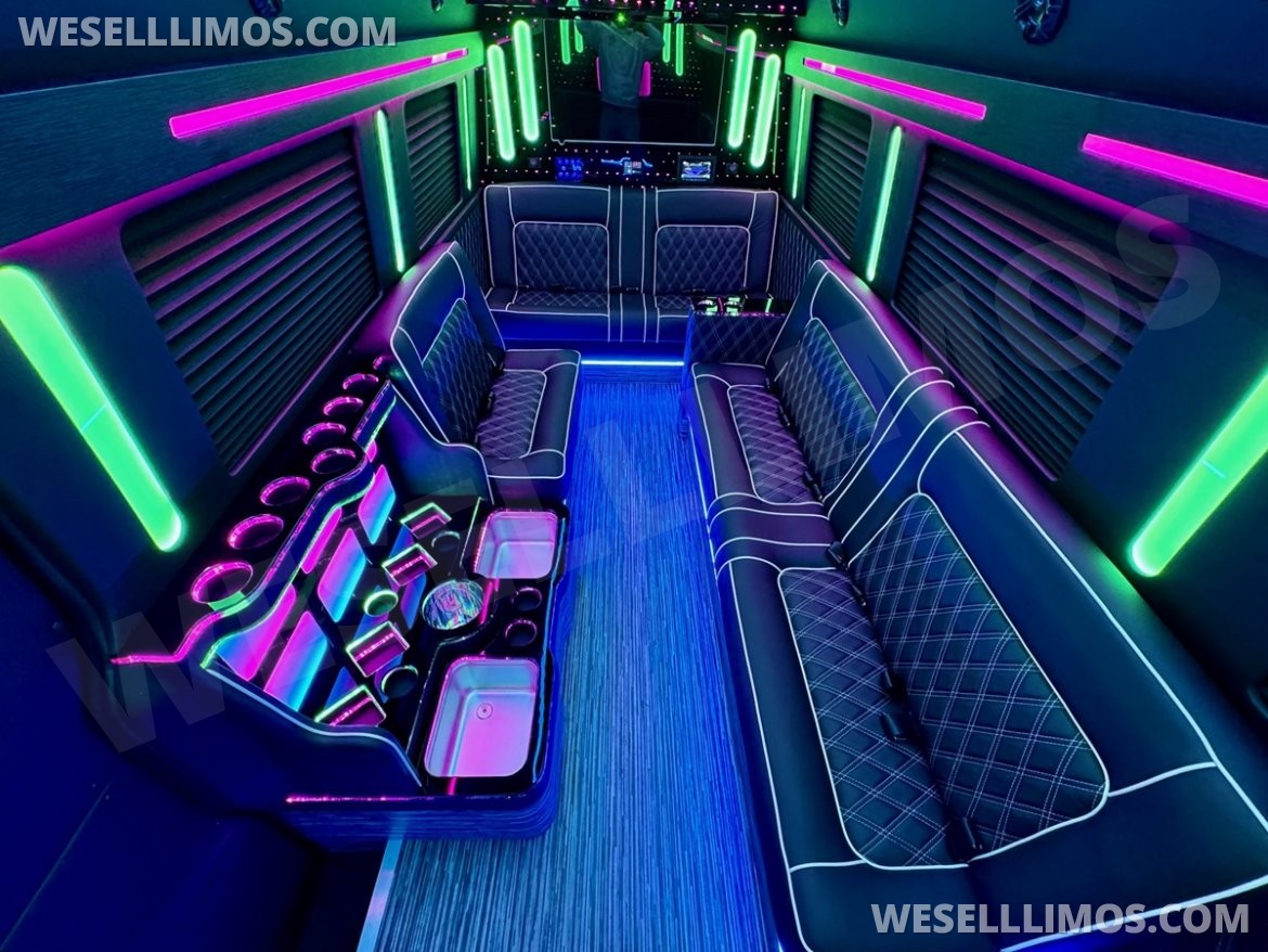 Limo Bus for sale: 2024 Mercedes-Benz Sprinter 3500 - 4 Seat Model by Global Motor Coach