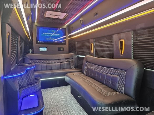2023 Global Motor Coach Ford Transit Limo - Only 2,900 Miles