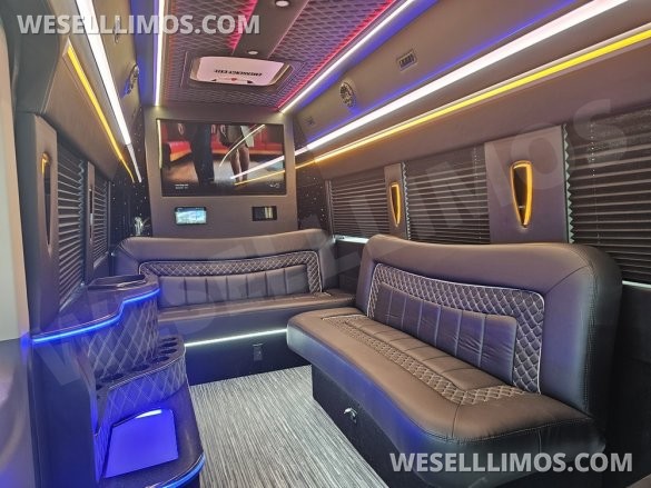 2023 Global Motor Coach Ford Transit Limo - Only 2,900 Miles