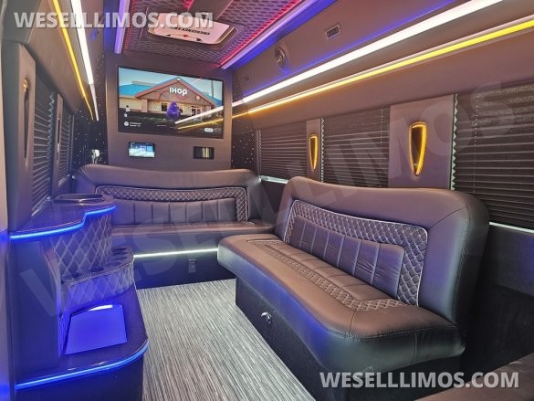 2023 Global Motor Coach Ford Transit Limo - Only 2,900 Miles