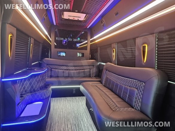 2023 Global Motor Coach Ford Transit Limo - Only 2,900 Miles