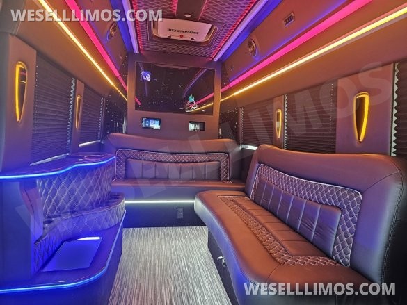 2023 Global Motor Coach Ford Transit Limo - Only 2,900 Miles