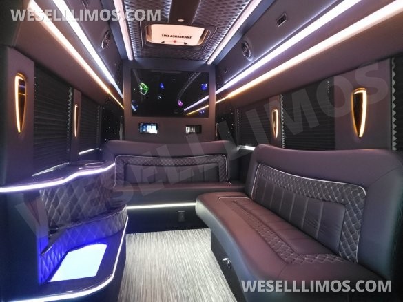 2023 Global Motor Coach Ford Transit Limo - Only 2,900 Miles