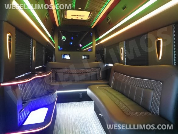 2023 Global Motor Coach Ford Transit Limo - Only 2,900 Miles
