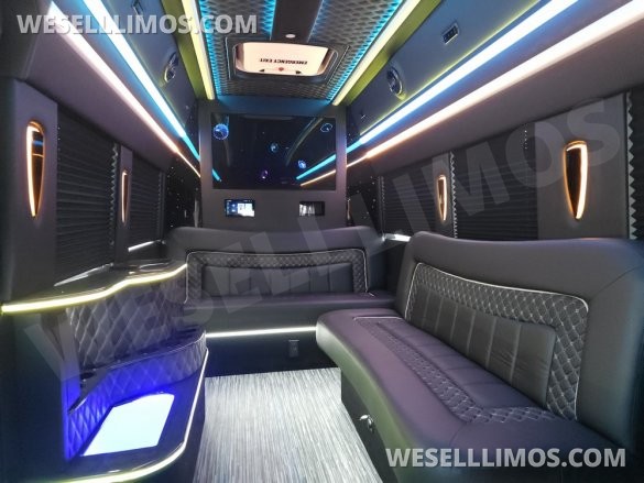 2023 Global Motor Coach Ford Transit Limo - Only 2,900 Miles
