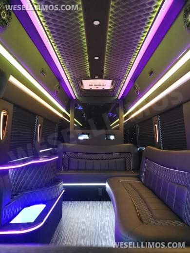 2023 Global Motor Coach Ford Transit Limo - Only 2,900 Miles