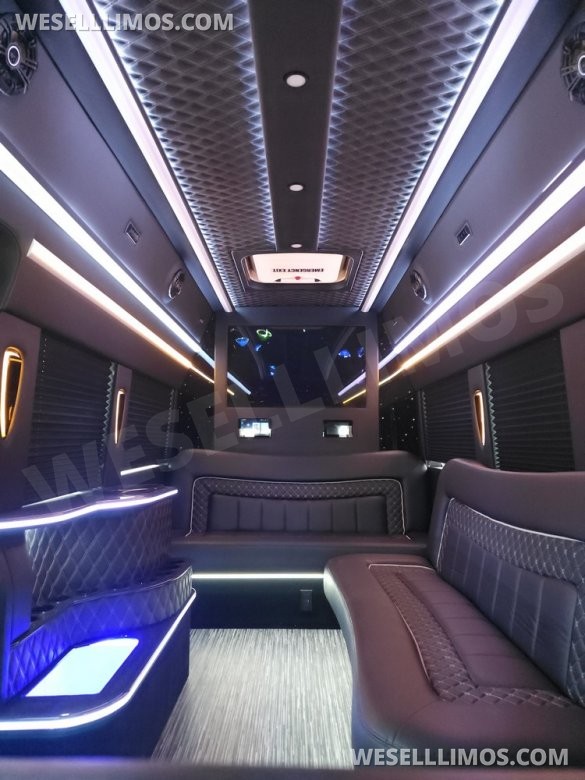 2023 Global Motor Coach Ford Transit Limo - Only 2,900 Miles