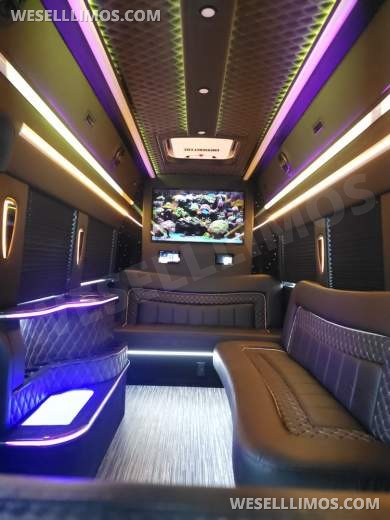 2023 Global Motor Coach Ford Transit Limo - Only 2,900 Miles