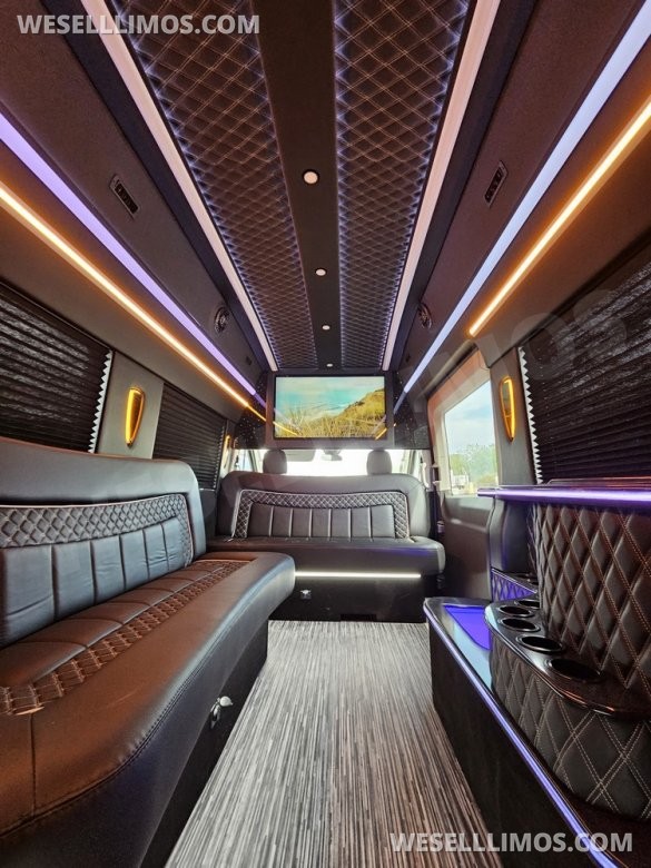 2023 Global Motor Coach Ford Transit Limo - Only 2,900 Miles