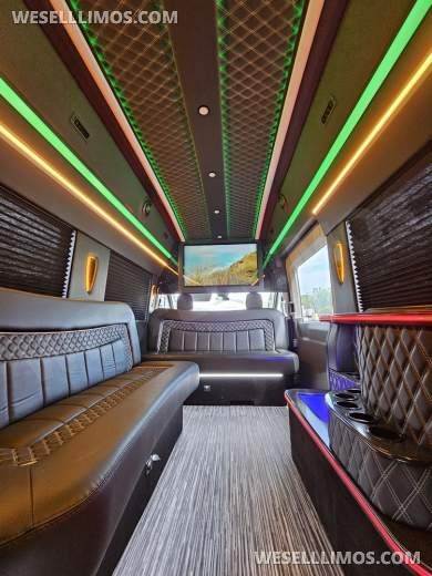 2023 Global Motor Coach Ford Transit Limo - Only 2,900 Miles