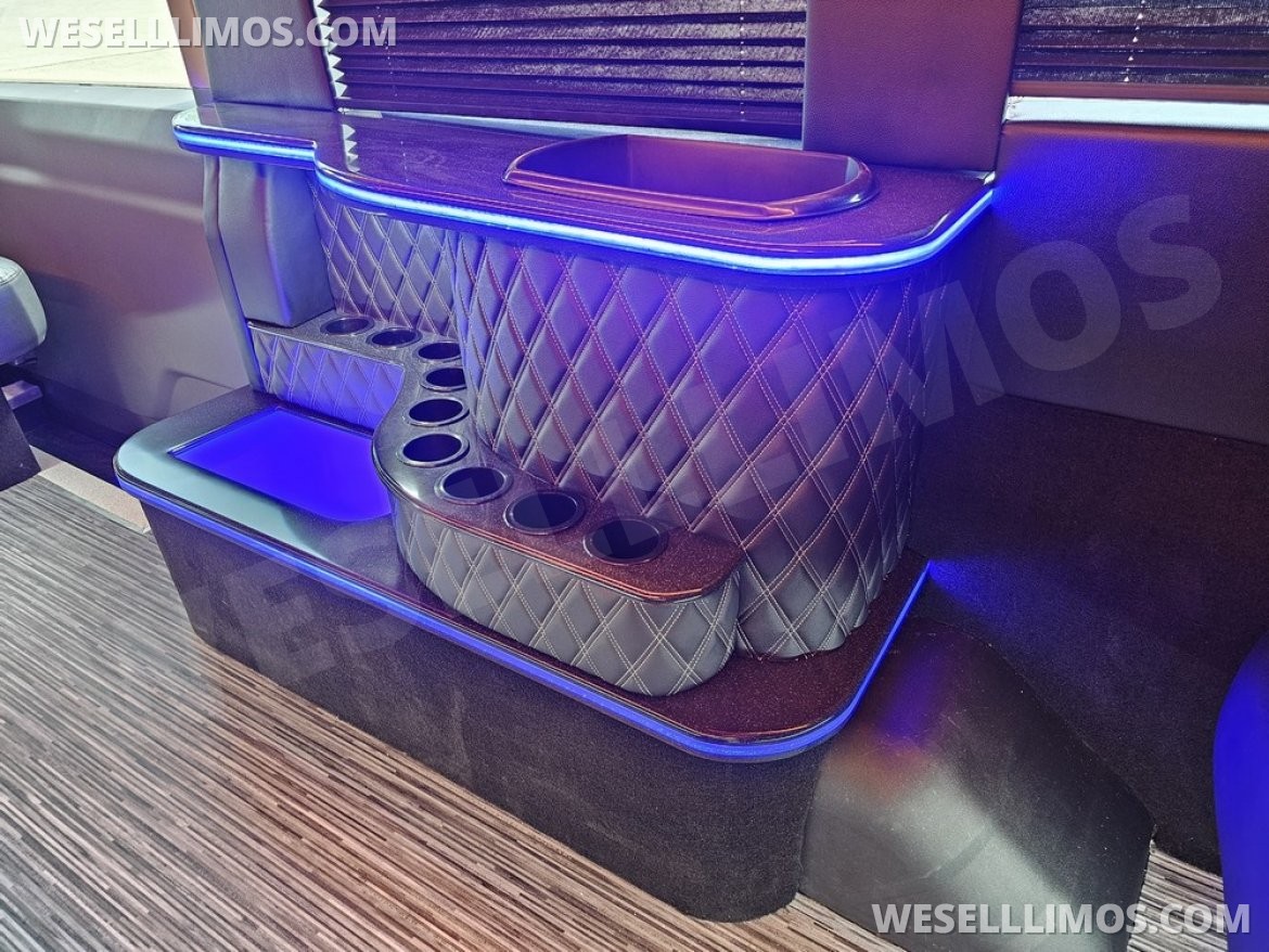 Photo of Limo Bus for sale: 2023 Ford Transit 350 Dual Rear Wheels 264" by Global Motor Coach