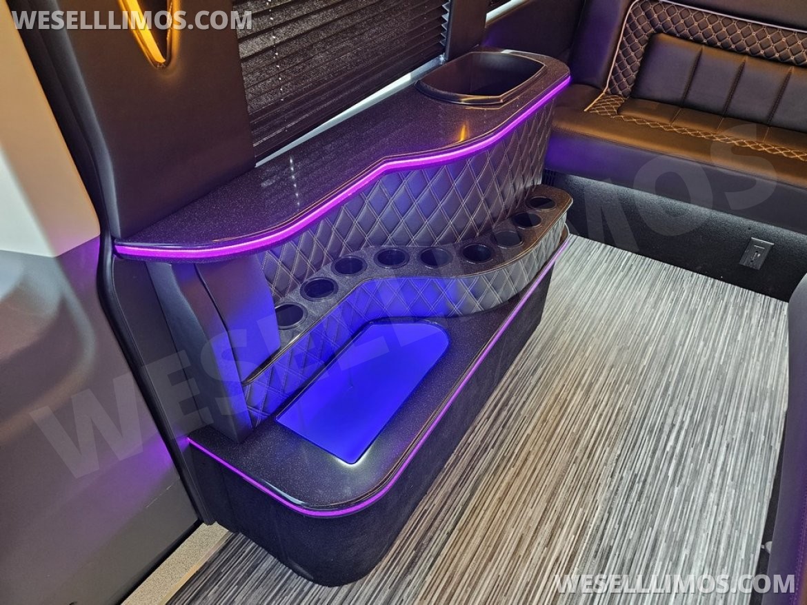 Photo of Limo Bus for sale: 2023 Ford Transit 350 Dual Rear Wheels 264" by Global Motor Coach