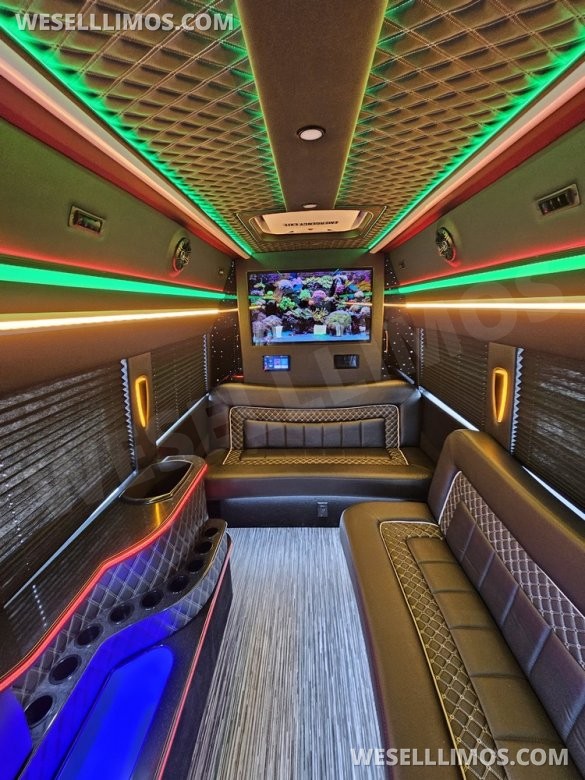 2023 Global Motor Coach Ford Transit Limo - Only 2,900 Miles