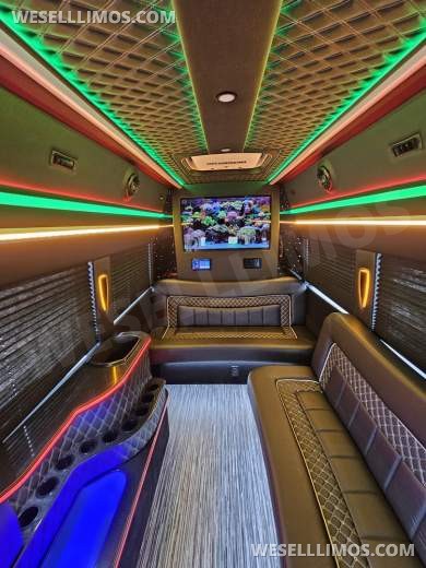 2023 Global Motor Coach Ford Transit Limo - Only 2,900 Miles