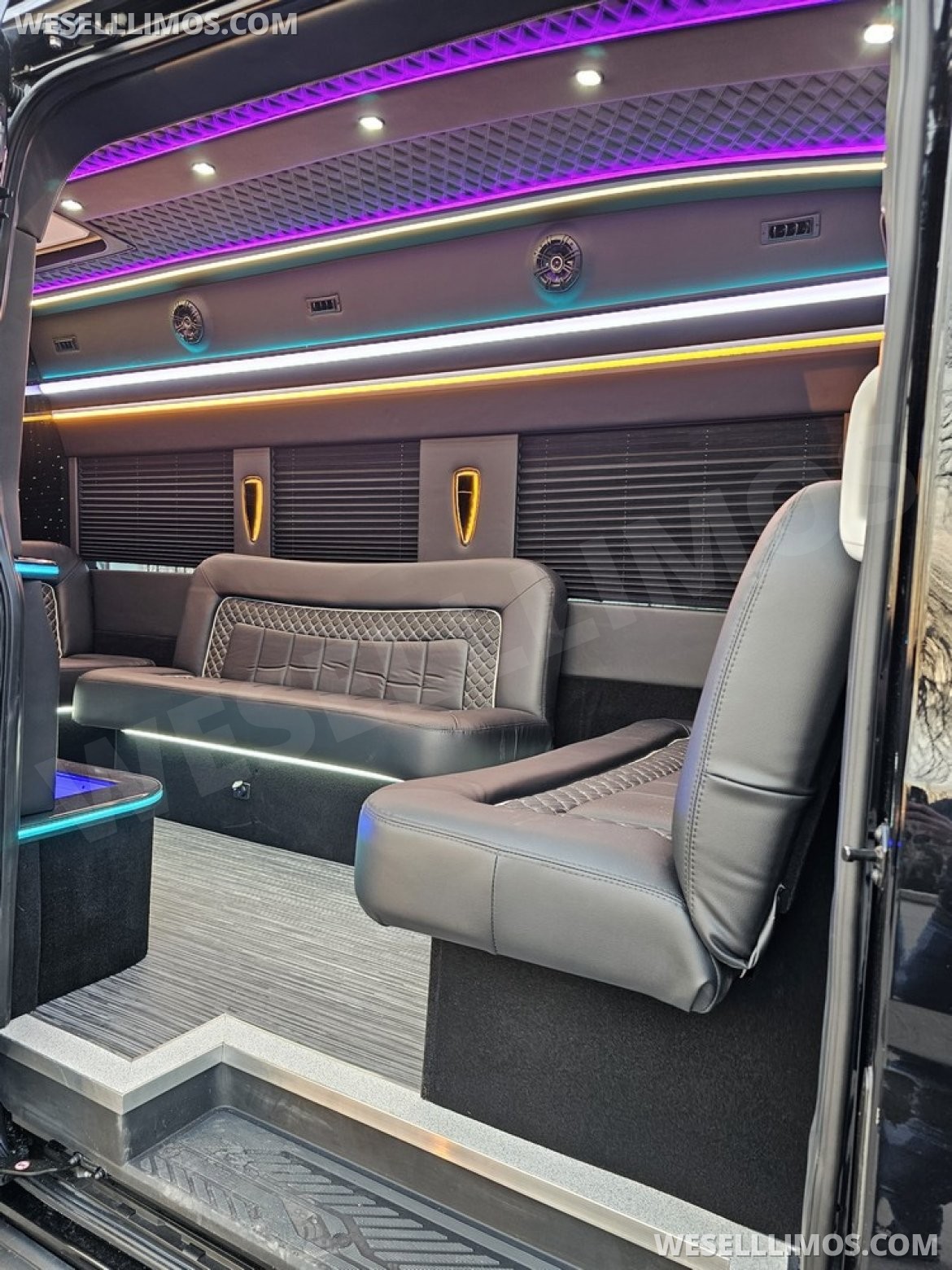 Photo of Limo Bus for sale: 2023 Ford Transit 350 Dual Rear Wheels 264" by Global Motor Coach