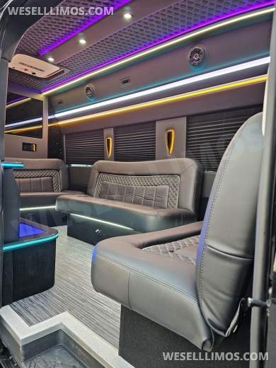 2023 Global Motor Coach Ford Transit Limo - Only 2,900 Miles