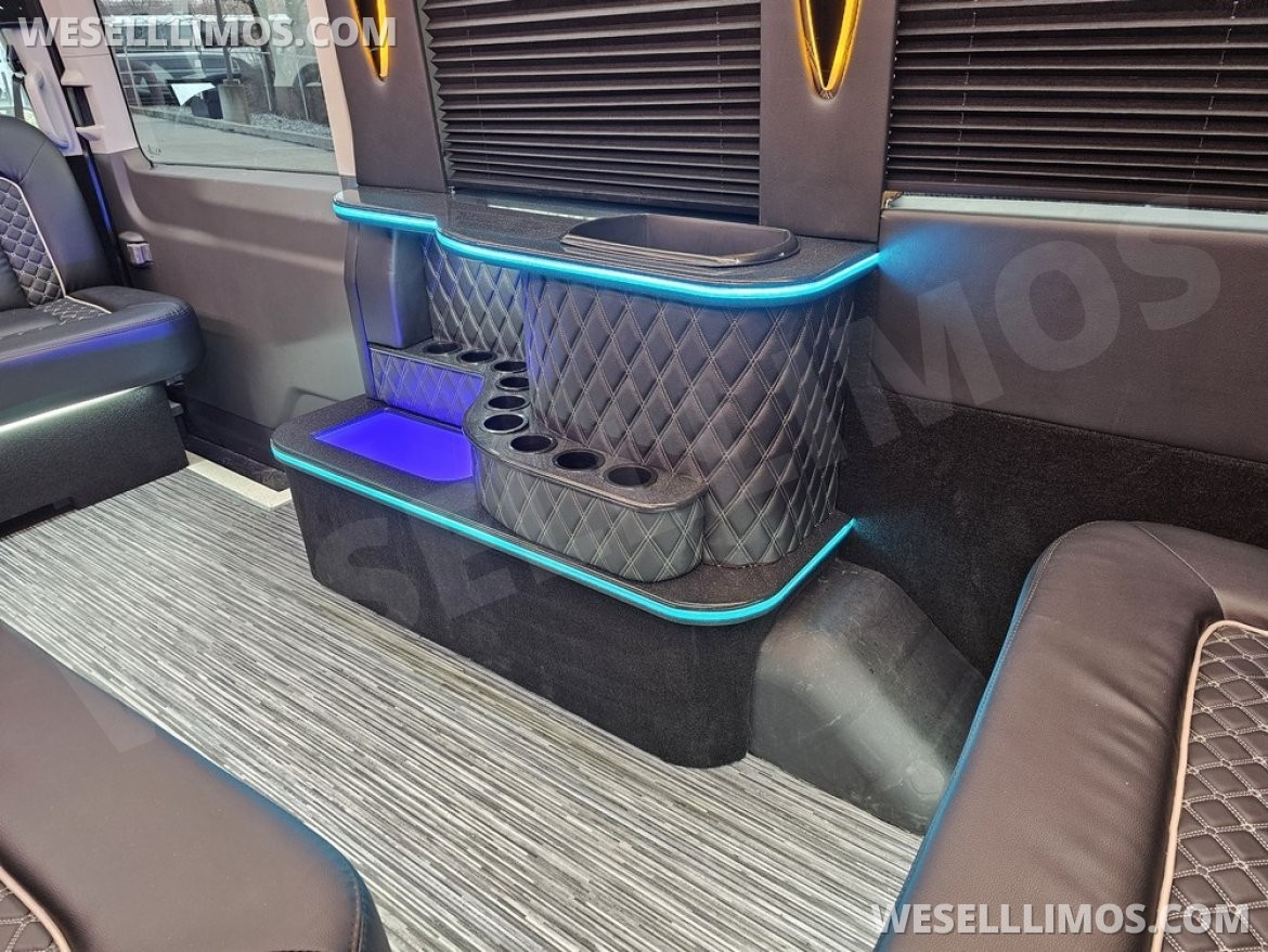 Photo of Limo Bus for sale: 2023 Ford Transit 350 Dual Rear Wheels 264" by Global Motor Coach