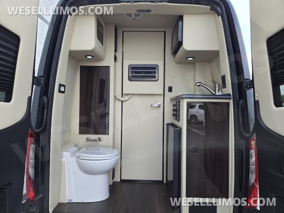 2026 Midwest Automotive Designs Mercedes-Benz Luxe Cruiser 8 Passenger - Rear Bathroom