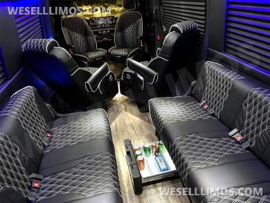 2024 Auto Elite Elite Cruiser 12 Passenger Removable Bathroom Mercedes-Benz Sprinter