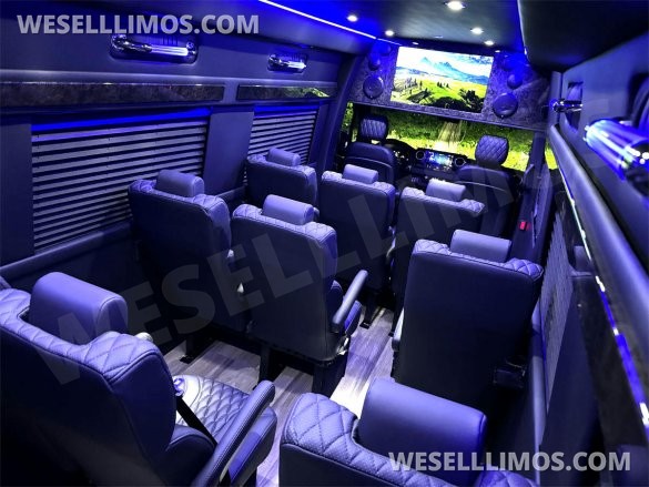 2024 Auto Elite 15 Passenger Coach Large Legroom Mercedes-Benz Sprinter