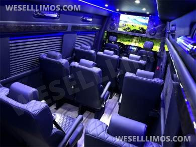 2024 Auto Elite 15 Passenger Coach Large Legroom Mercedes-Benz Sprinter