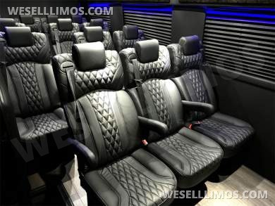 2024 Auto Elite 15 Passenger Coach Large Legroom Mercedes-Benz Sprinter