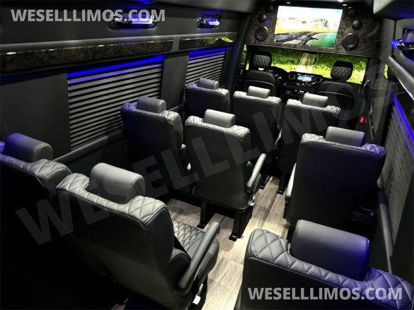 2024 Auto Elite 15 Passenger Coach Large Legroom Mercedes-Benz Sprinter