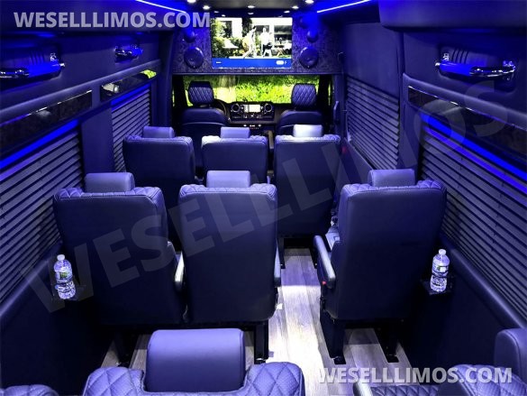 2024 Auto Elite 15 Passenger Coach Large Legroom Mercedes-Benz Sprinter