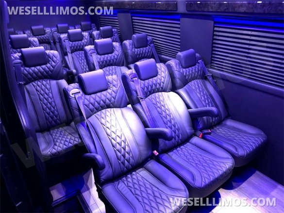 2024 Auto Elite 15 Passenger Coach Large Legroom Mercedes-Benz Sprinter