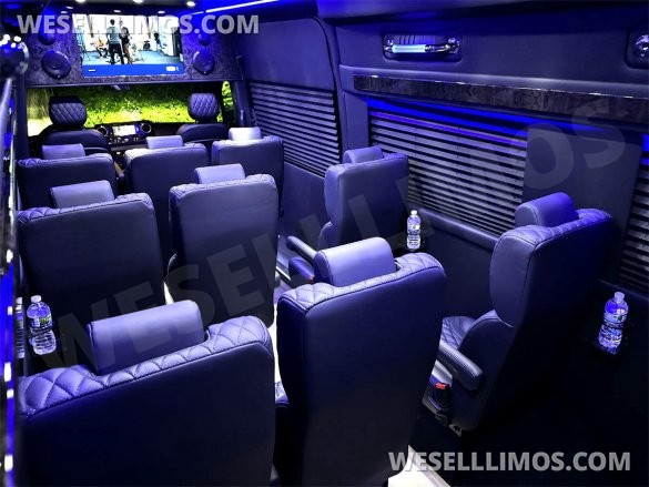 2024 Auto Elite 15 Passenger Coach Large Legroom Mercedes-Benz Sprinter