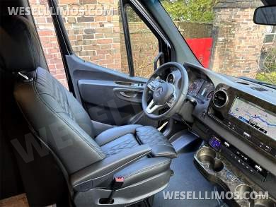 2024 Auto Elite 15 Passenger Coach Large Legroom Mercedes-Benz Sprinter