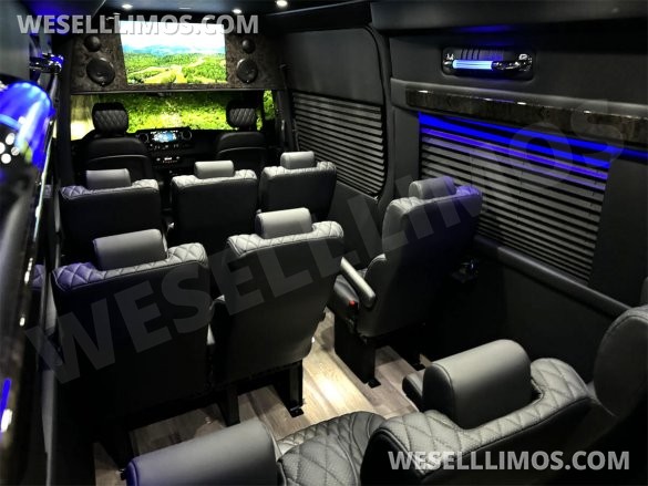 2024 Auto Elite 15 Passenger Coach Large Legroom Mercedes-Benz Sprinter