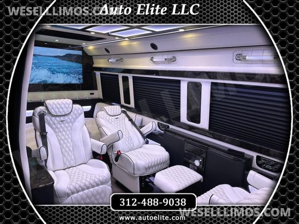 2024 Maybach Trim Leather Seating Heat Cool Massage Auto Elite MB Sprinter Road Liner Limousine