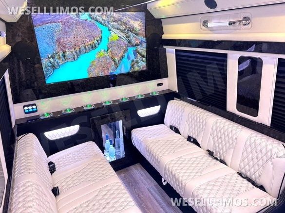 2024 Maybach Trim Leather Seating Heat Cool Massage Auto Elite MB Sprinter Road Liner Limousine