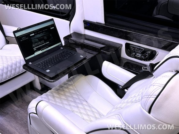 2024 Maybach Trim Leather Seating Heat Cool Massage Auto Elite MB Sprinter Road Liner Limousine
