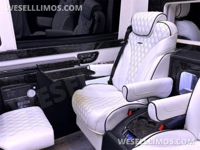 2024 Maybach Trim Leather Seating Heat Cool Massage Auto Elite MB Sprinter Road Liner Limousine