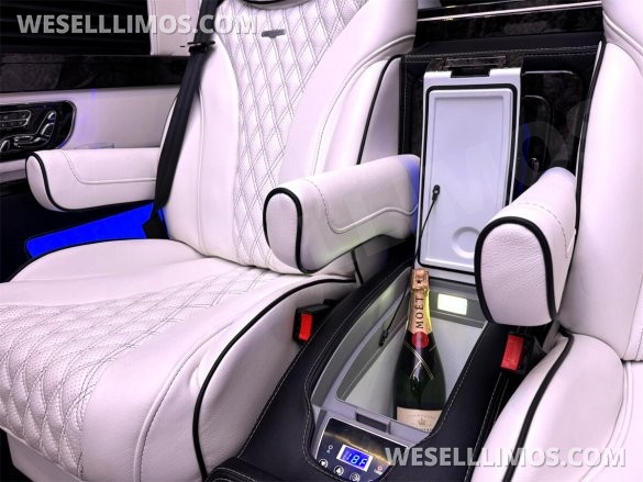 2024 Maybach Trim Leather Seating Heat Cool Massage Auto Elite MB Sprinter Road Liner Limousine