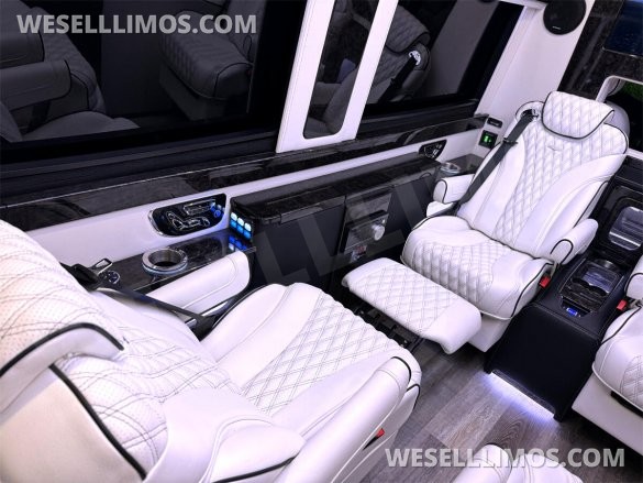 2024 Maybach Trim Leather Seating Heat Cool Massage Auto Elite MB Sprinter Road Liner Limousine